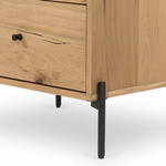 Eaton Light Oak Resin Nightstand | ready to ship!