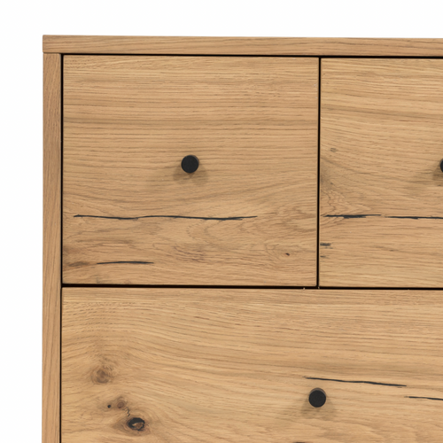 Eaton Light Oak Resin Nightstand | ready to ship!
