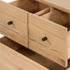 Eaton Light Oak Resin Nightstand | ready to ship!