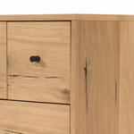 Eaton Light Oak Resin Nightstand | ready to ship!