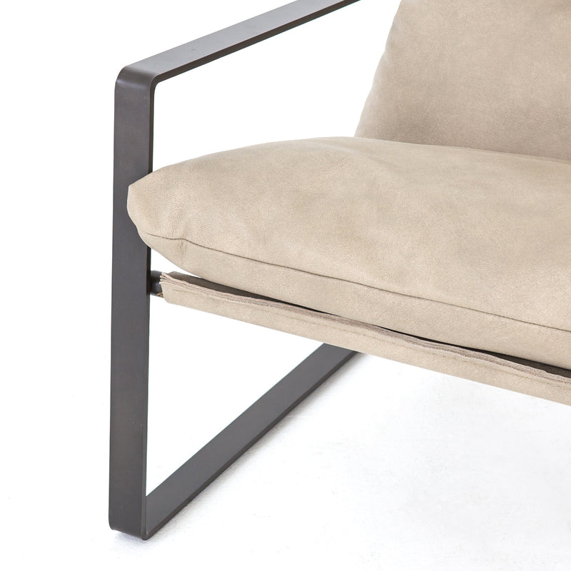 Emmett Umber Natural Sling Chair | ready to ship!