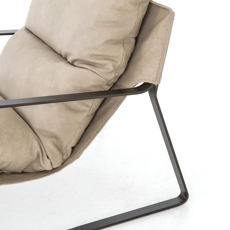 Emmett Umber Natural Sling Chair | ready to ship!