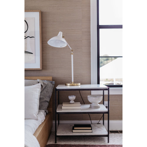 Tatum Nightstand - Hammered Gray | ready to ship!