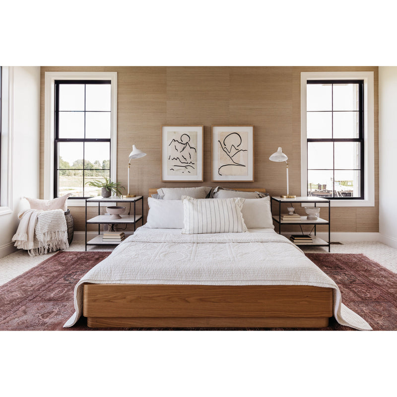Tatum Nightstand - Hammered Gray | ready to ship!