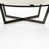 Felix Round Coffee Table - Sandblasted White Marble | ready to ship!