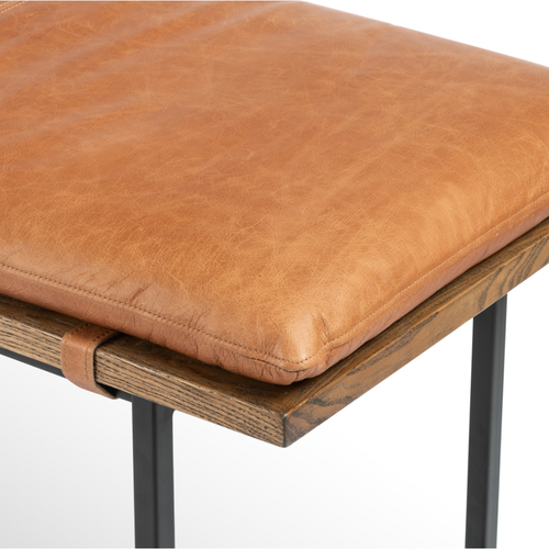 Gabine Accent Bench - Brandy | ready to ship!