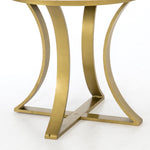 Gage Dining Table - Polished White Marble