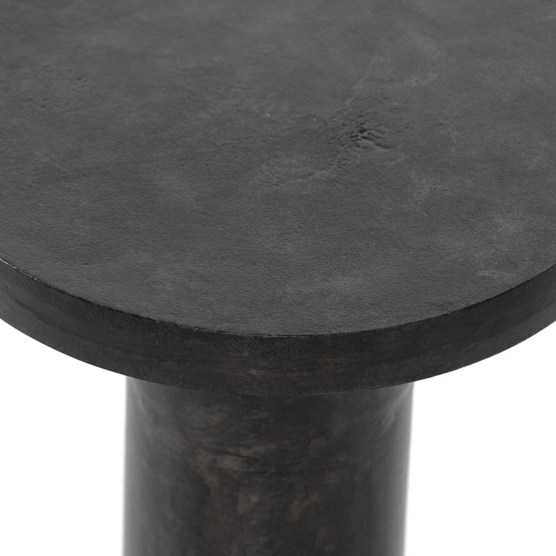 Gino End Table - Raw Black | ready to ship!