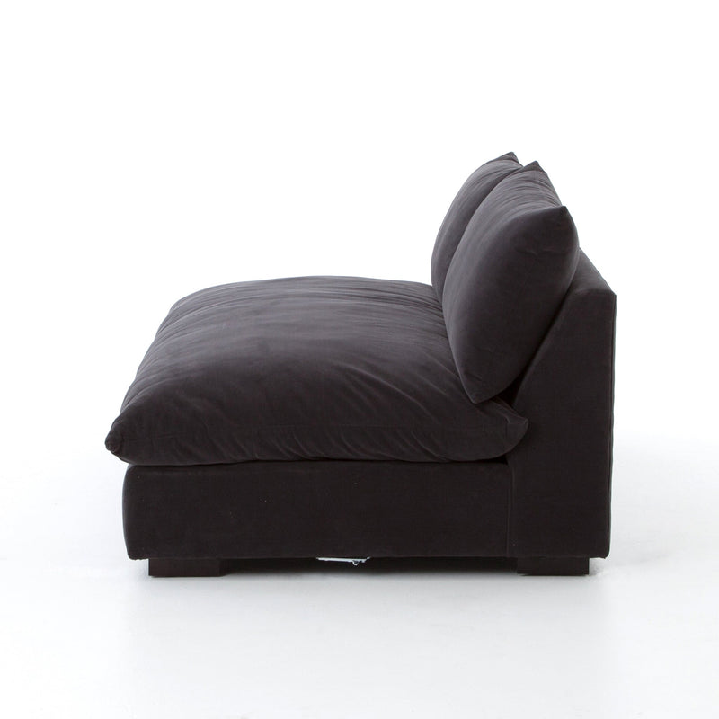 Grant Armless Piece - Henry Charcoal | ready to ship!