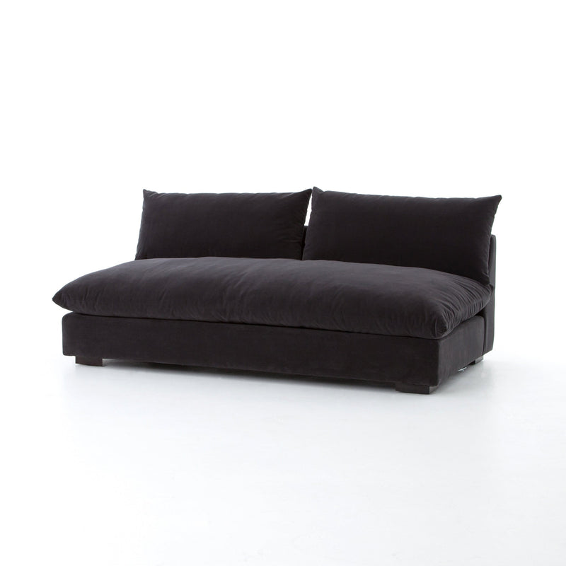 Grant Armless Piece - Henry Charcoal | ready to ship!