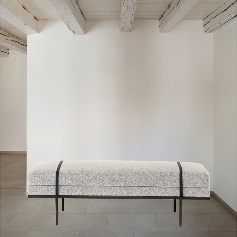 Harris Knoll Domino Accent Bench | ready to ship!
