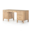 Isador Executive Desk - Dry Wash Poplar | shipping 7/9/2025