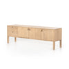 Isador Media Console - Dry Wash Poplar | ready to ship!