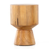 Jovie Outdoor End Table - Natural Teak | ready to ship!