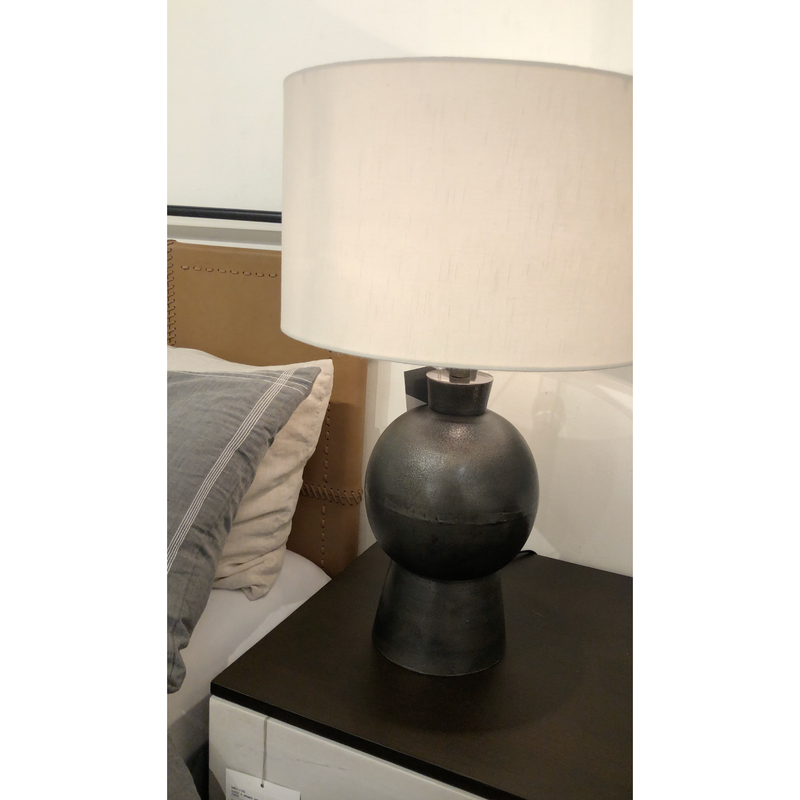 Kelita Textured Black Table Lamp | ready to ship!