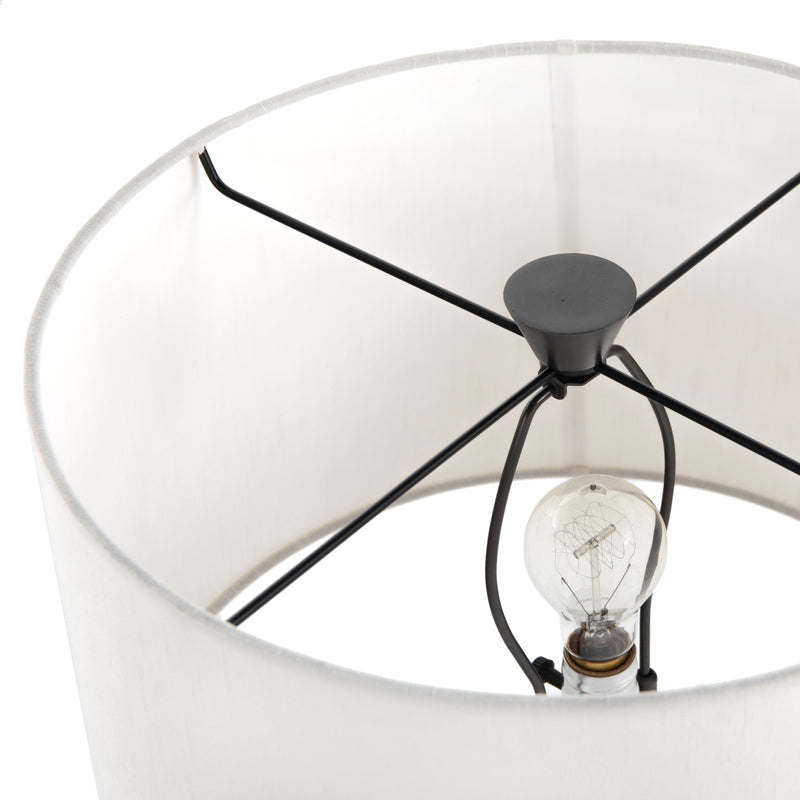 Kelita Textured Black Table Lamp | ready to ship!