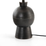 Kelita Textured Black Table Lamp | ready to ship!