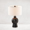 Kelita Textured Black Table Lamp | ready to ship!