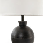 Kelita Textured Black Table Lamp | ready to ship!