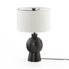 Kelita Textured Black Table Lamp | ready to ship!