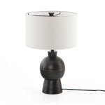 Kelita Textured Black Table Lamp | ready to ship!