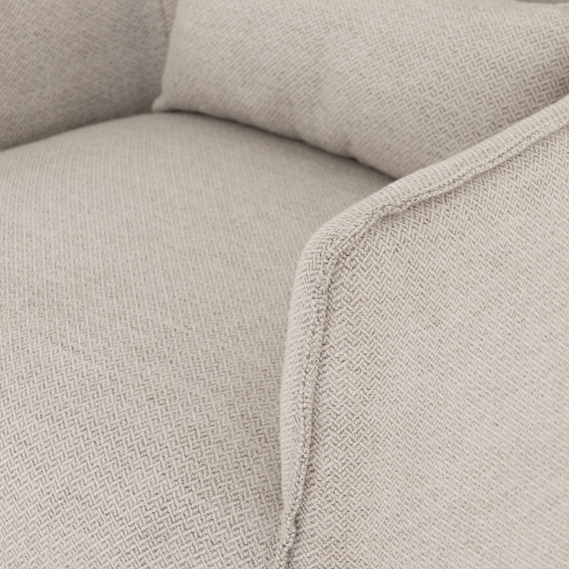 Kimble Swivel Chair- Noble Platinum | ready to ship!