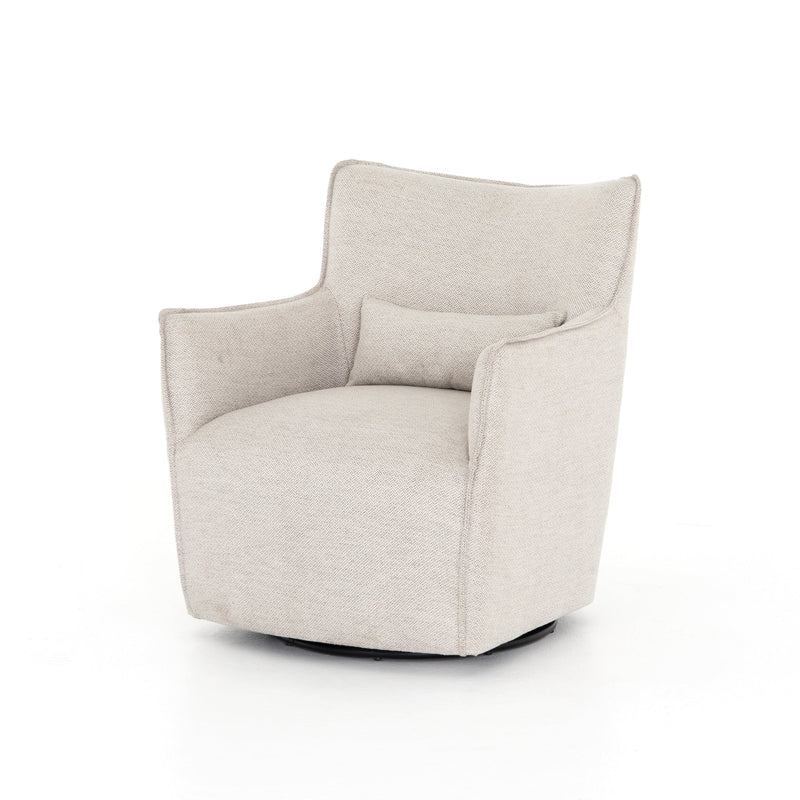 Kimble Swivel Chair- Noble Platinum | ready to ship!