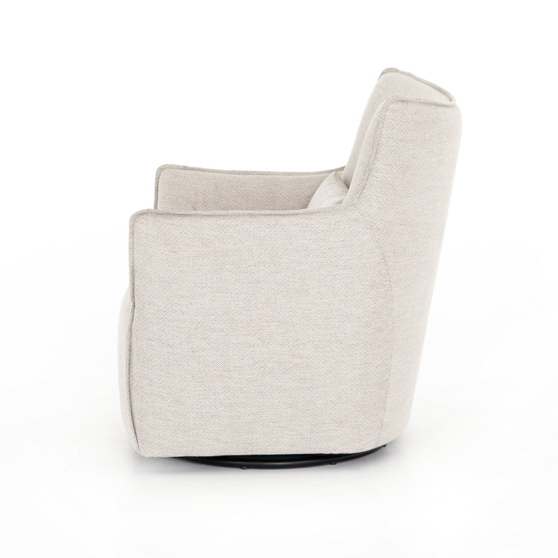 Kimble Swivel Chair- Noble Platinum | ready to ship!