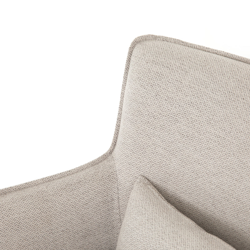 Kimble Swivel Chair- Noble Platinum | ready to ship!