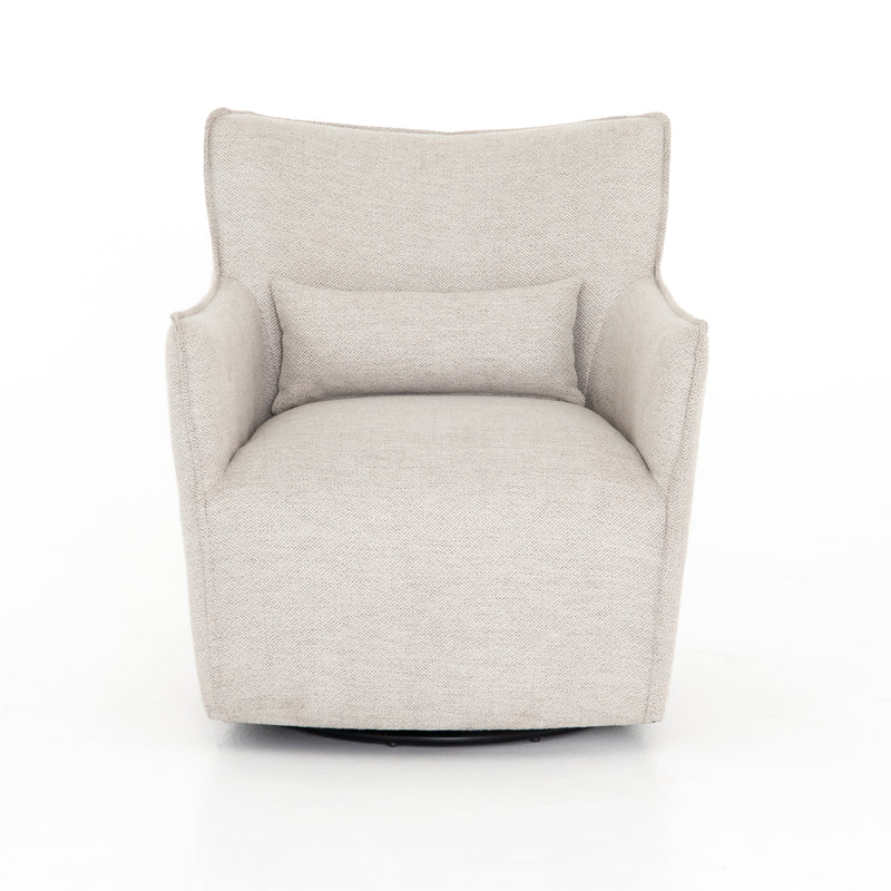 Kimble Swivel Chair- Noble Platinum | ready to ship!