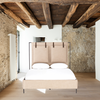 Leigh Upholstered Bed - Palm Ecru