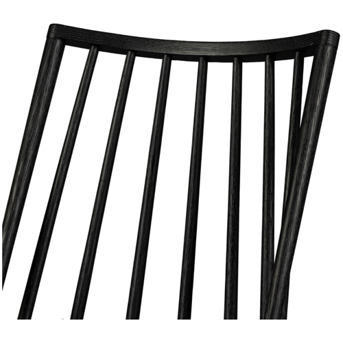 Lewis Windsor Bar + Counter Stool - Black Oak
