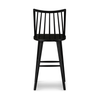 Lewis Windsor Bar + Counter Stool - Black Oak