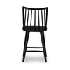 Lewis Windsor Bar + Counter Stool - Black Oak