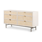 Luella 6 Drawer Dresser - Matte Alabaster | ready to ship!