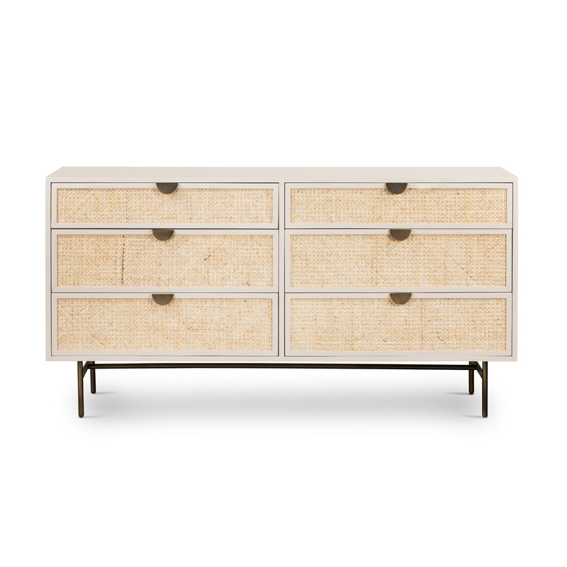 Luella 6 Drawer Dresser - Matte Alabaster | ready to ship!