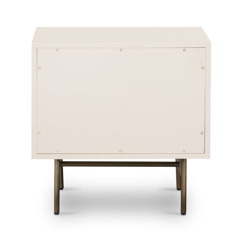 Luella Nightstand - Matte Alabaster | ready to ship!