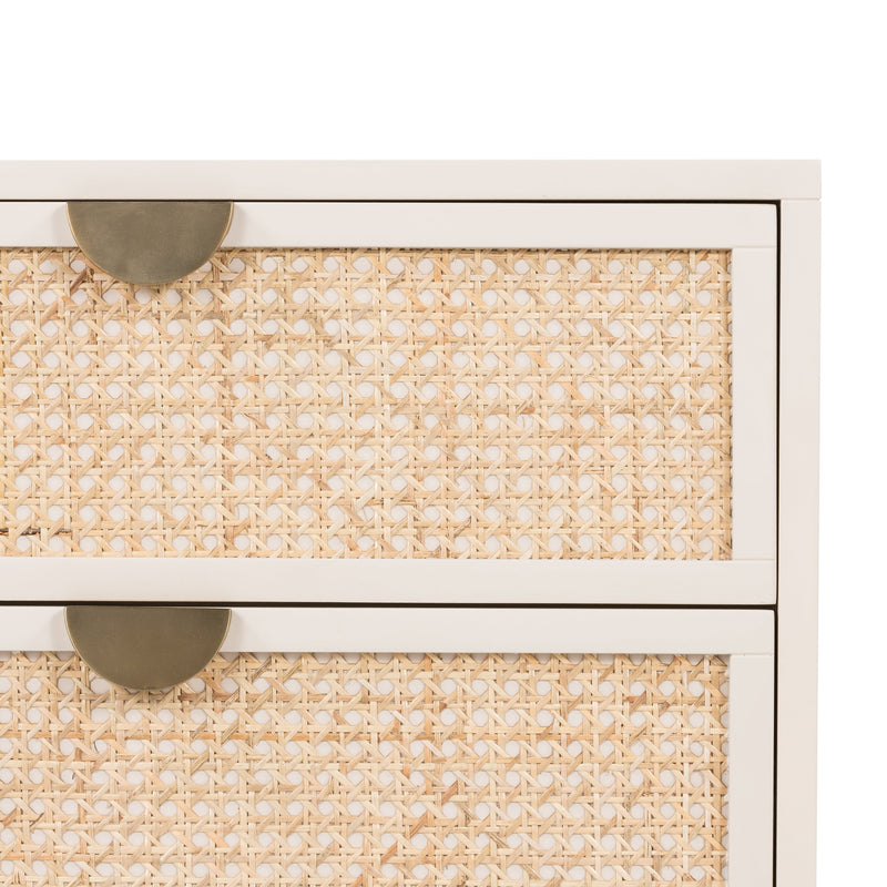 Luella Nightstand - Matte Alabaster | ready to ship!