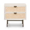 Luella Nightstand - Matte Alabaster | ready to ship!