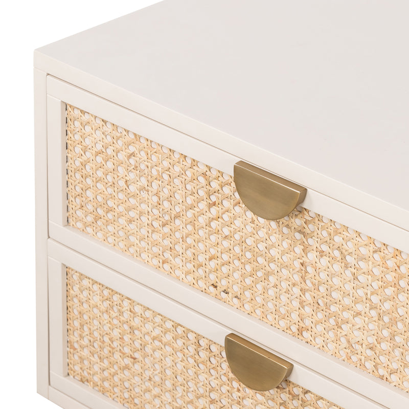 Luella Nightstand - Matte Alabaster | ready to ship!