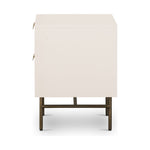Luella Nightstand - Matte Alabaster | ready to ship!