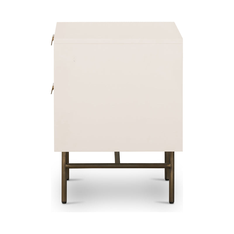 Luella Nightstand - Matte Alabaster | ready to ship!