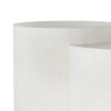 Meza Nesting Coffee Table - Textured White | ready to ship!