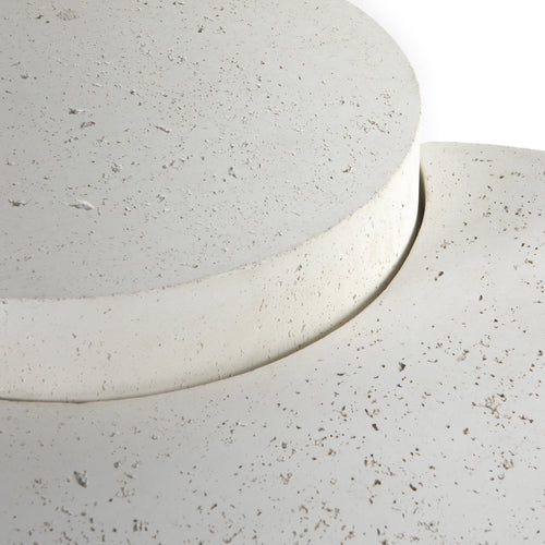 Meza Nesting Coffee Table - Textured White | ready to ship!