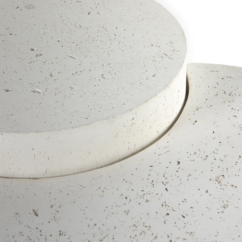 Meza Nesting Coffee Table - Textured White | ready to ship!
