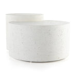 Meza Nesting Coffee Table - Textured White | ready to ship!