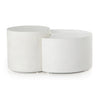 Meza Nesting Coffee Table - Textured White | ready to ship!