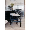 Muestra Counter + Bar Stool - Black Teak