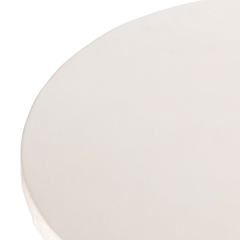 Parra Low End Table - Plaster Molded Concrete | ready to ship!