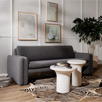 Parra Low End Table - Plaster Molded Concrete | ready to ship!